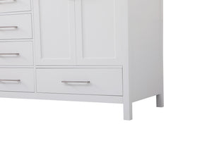 Elegant Lighting - VF18872DWH - Double Bathroom Vanity - Irene - White