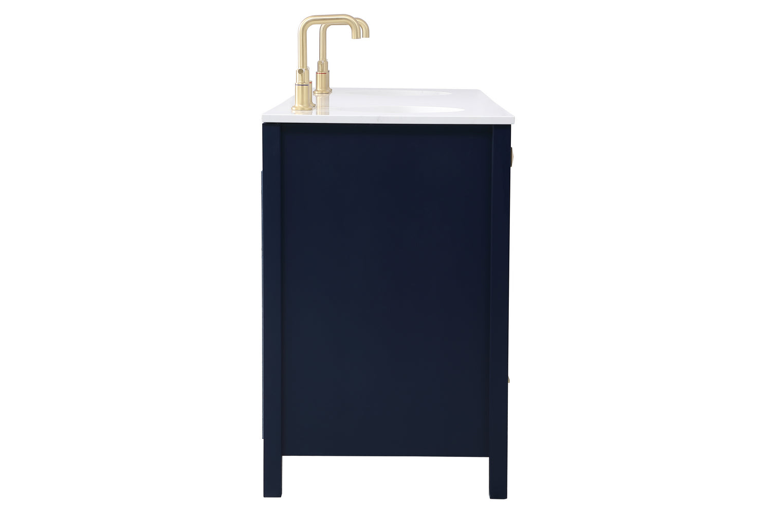 Elegant Lighting - VF18872DBL - Double Bathroom Vanity - Irene - Blue