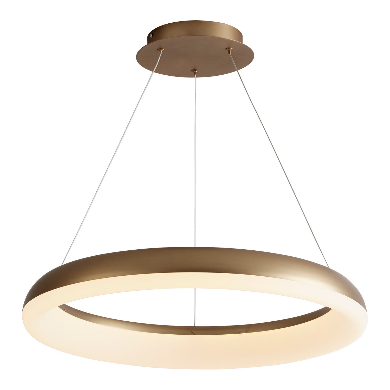 Oxygen - 3-63-40 - LED Pendant - Roswell - Aged Brass