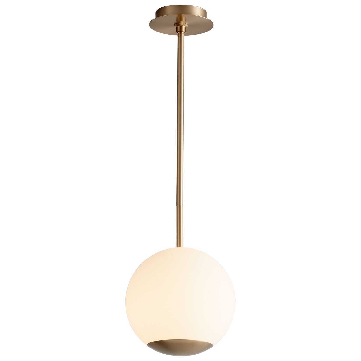 Oxygen - 3-690-40 - LED Pendant - Terra - Aged Brass