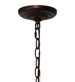 Meyda Tiffany - 231154 - Three Light Pendant - Rose Vine - Mahogany Bronze