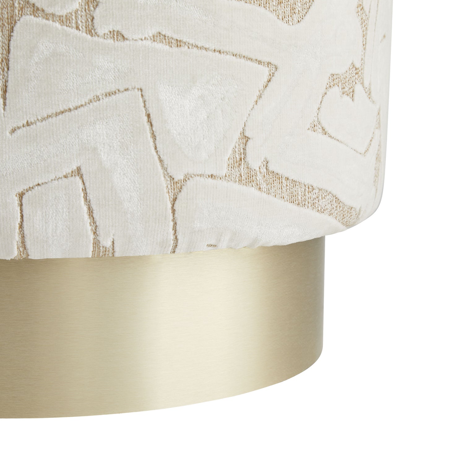 Arteriors Avalon Swivel Ottoman - Thumbnail 2