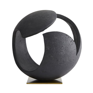 Arteriors - 9237 - Sculpture - Dawson - Charcoal