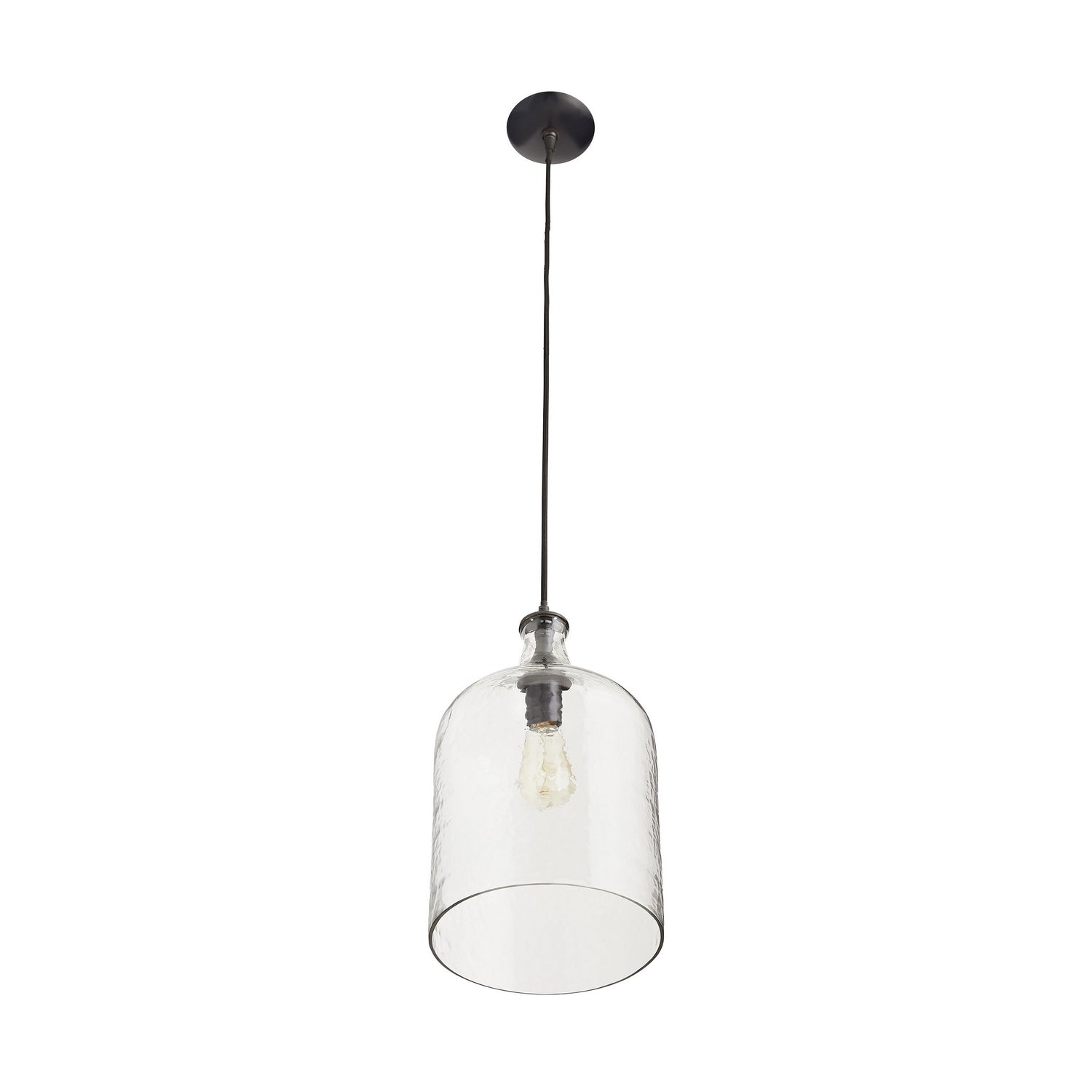 Arteriors - 44928 - One Light Pendant - Noreen - Clear Hammered