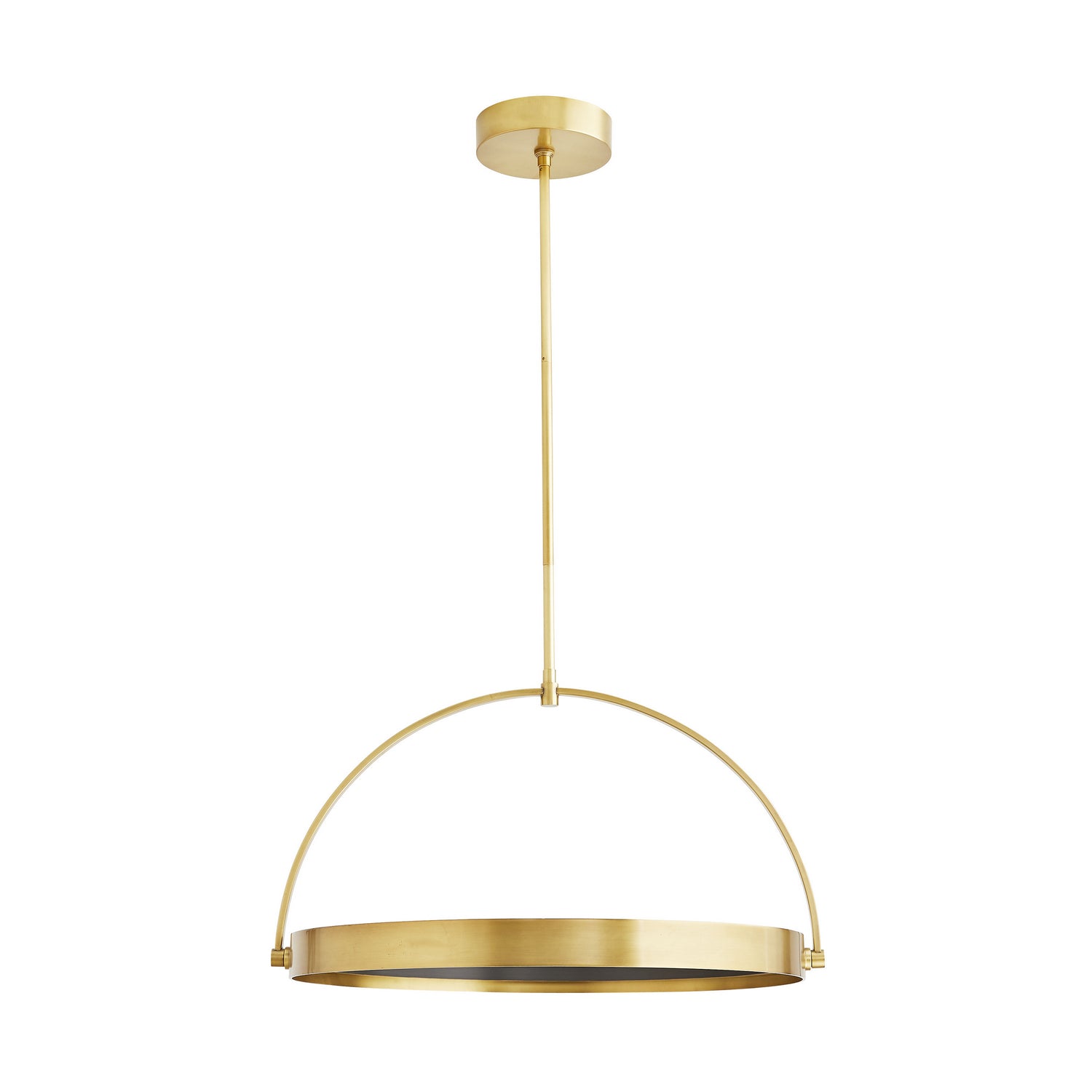 Arteriors - 49389 - LED Pendant - Fisk - Antique Brass