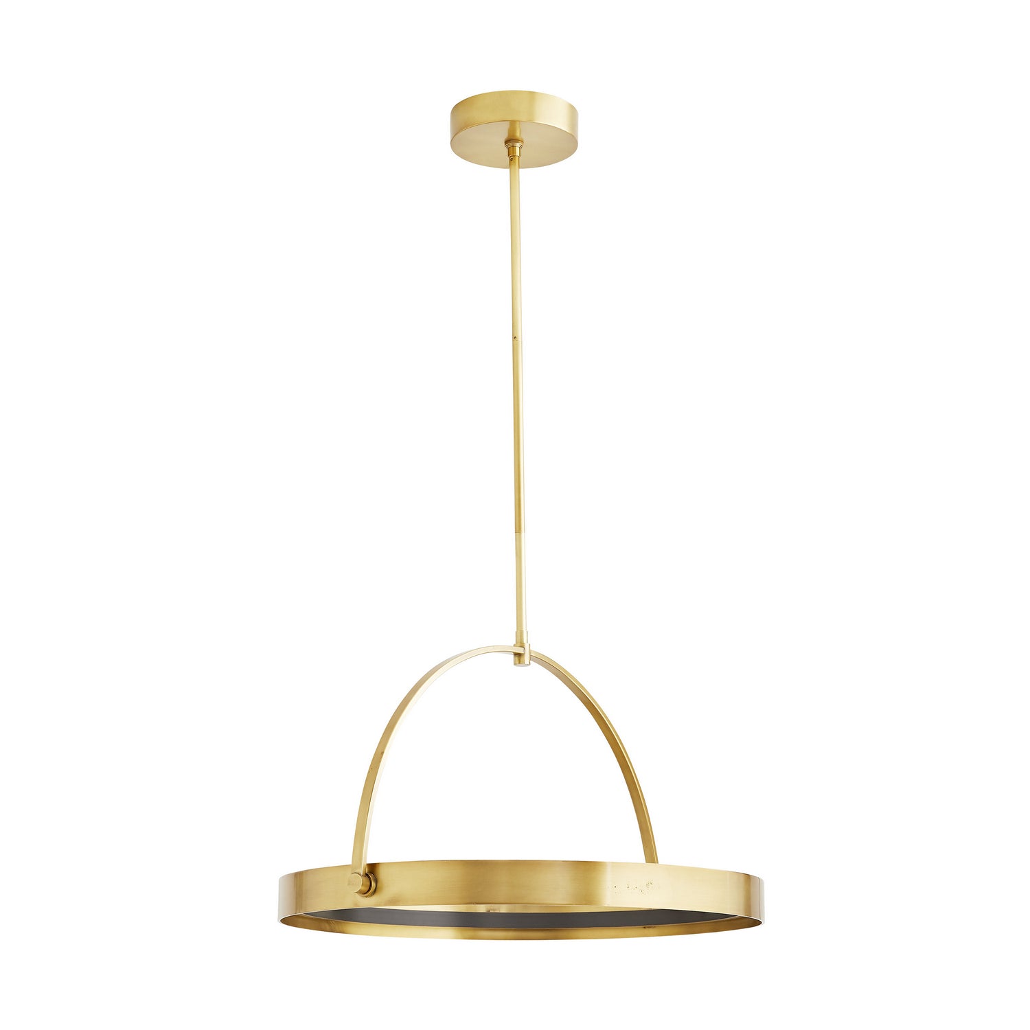 Arteriors - 49389 - LED Pendant - Fisk - Antique Brass