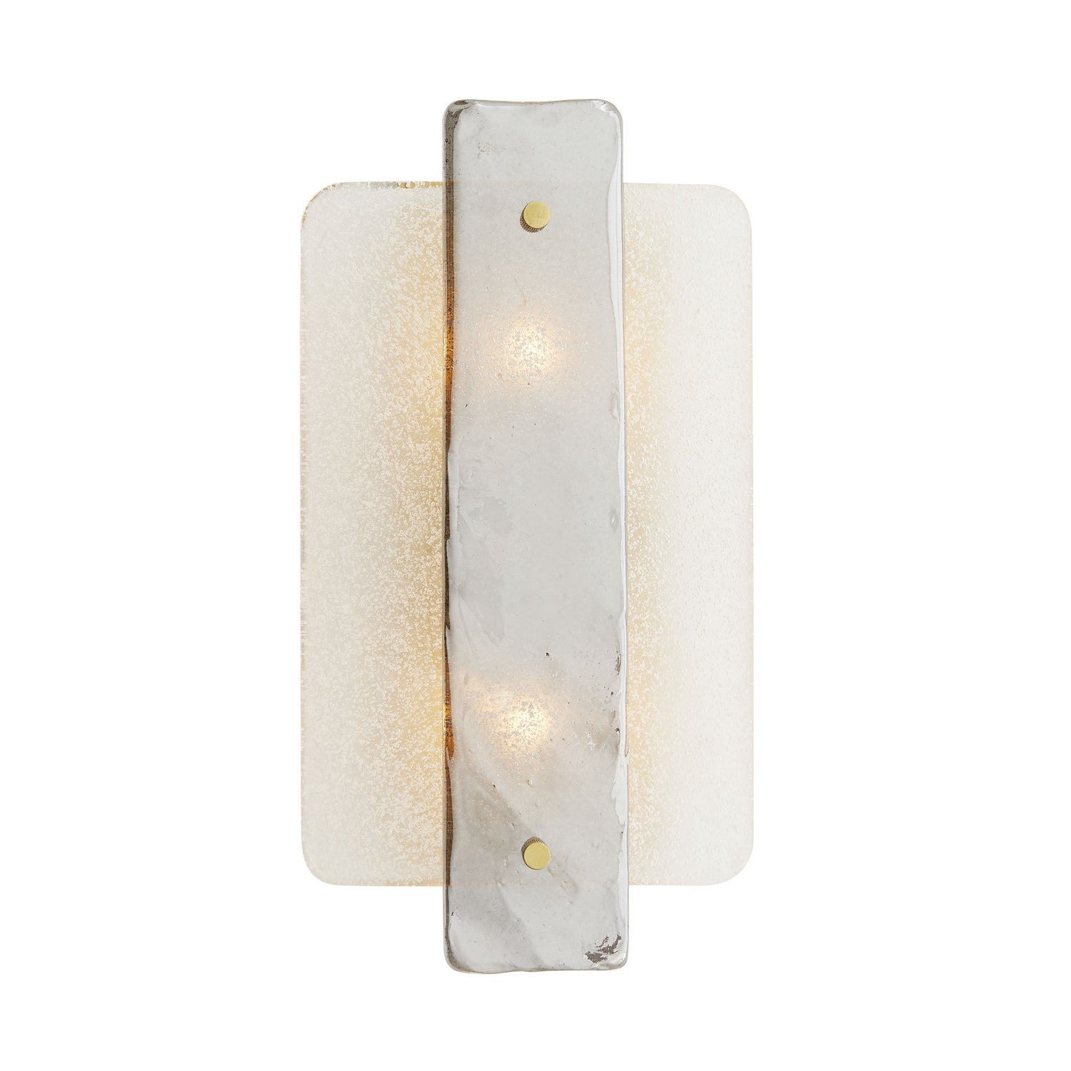 Arteriors - 49668 - Two Light Wall Sconce - Uriah - Clear Seedy