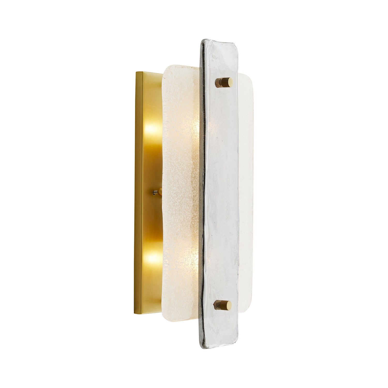 Arteriors - 49668 - Two Light Wall Sconce - Uriah - Clear Seedy