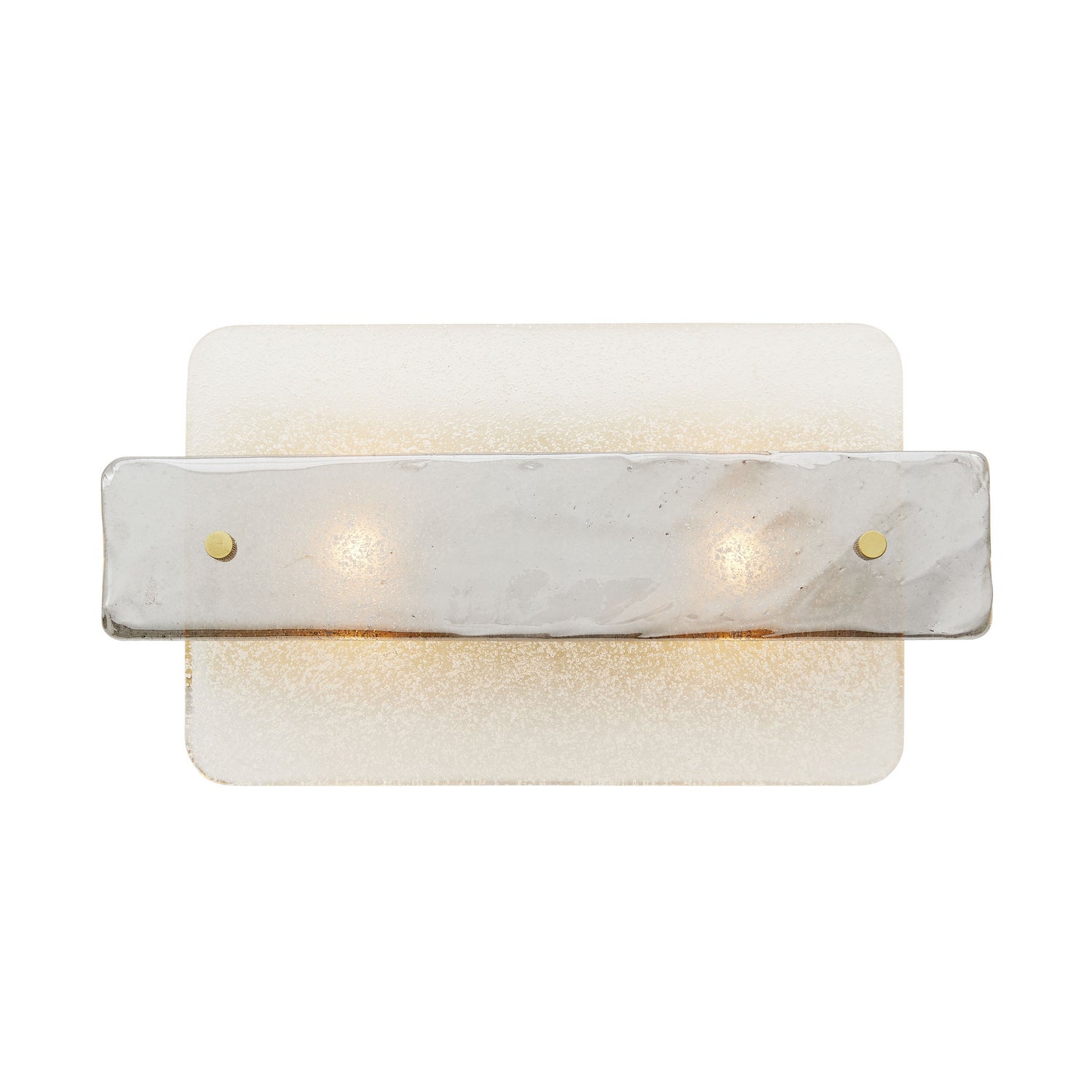 Arteriors - 49668 - Two Light Wall Sconce - Uriah - Clear Seedy