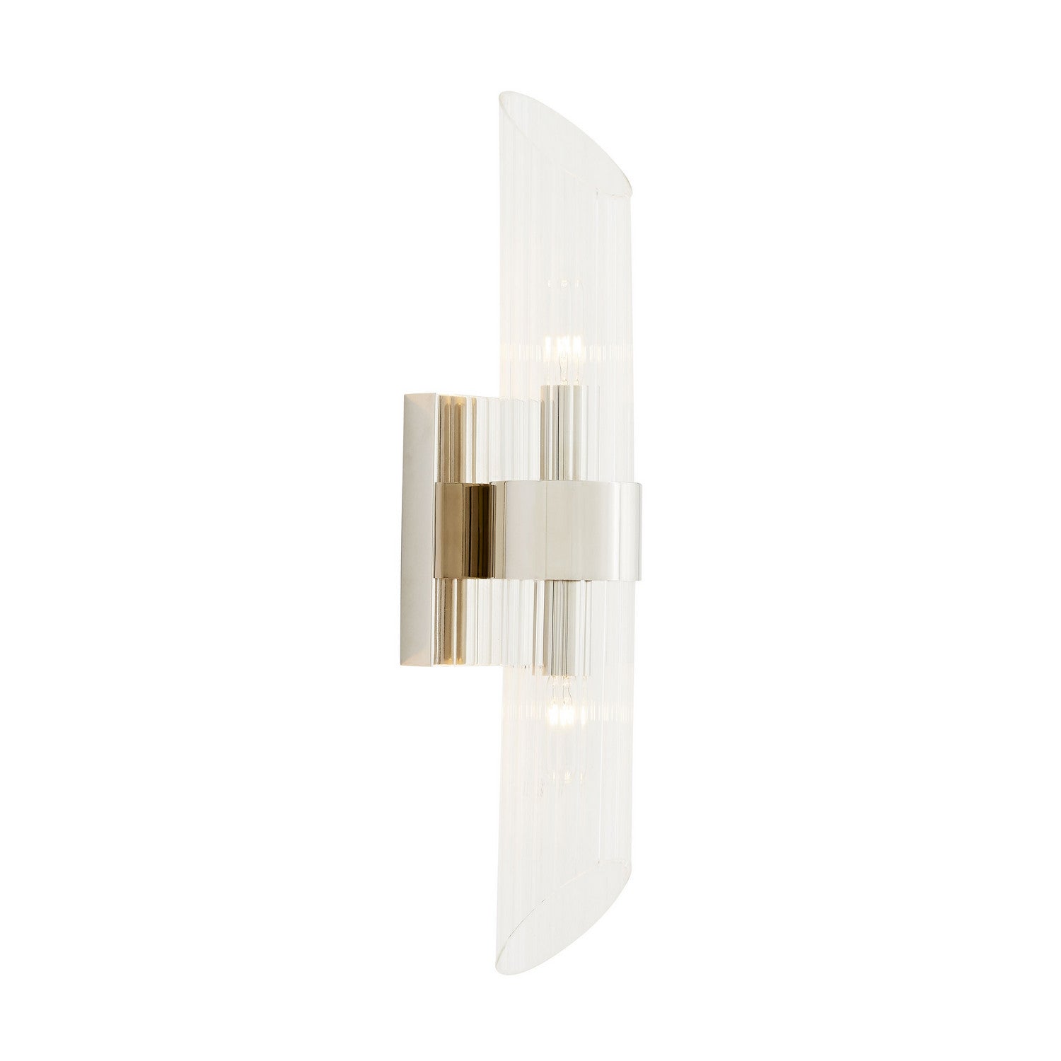 Arteriors - 49686 - Two Light Wall Sconce - Elyse - Polished Nickel