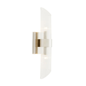 Arteriors - 49686 - Two Light Wall Sconce - Elyse - Polished Nickel