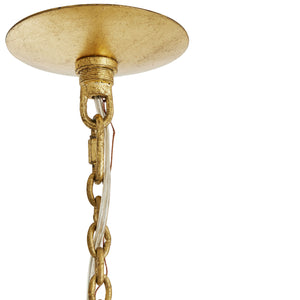 Arteriors - 84033 - 12 Light Chandelier - Prescott - Gold Leaf