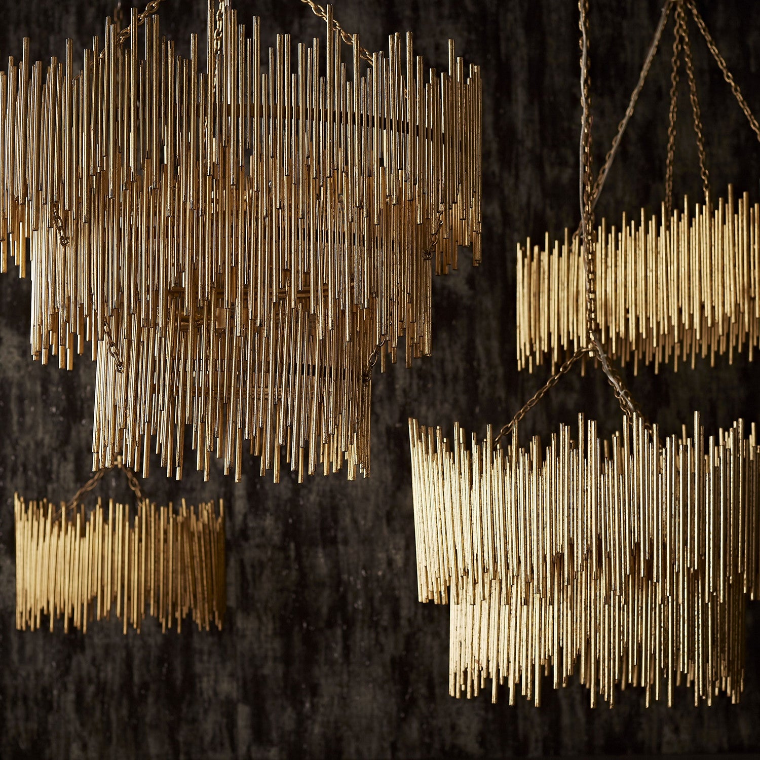 Arteriors - 84033 - 12 Light Chandelier - Prescott - Gold Leaf