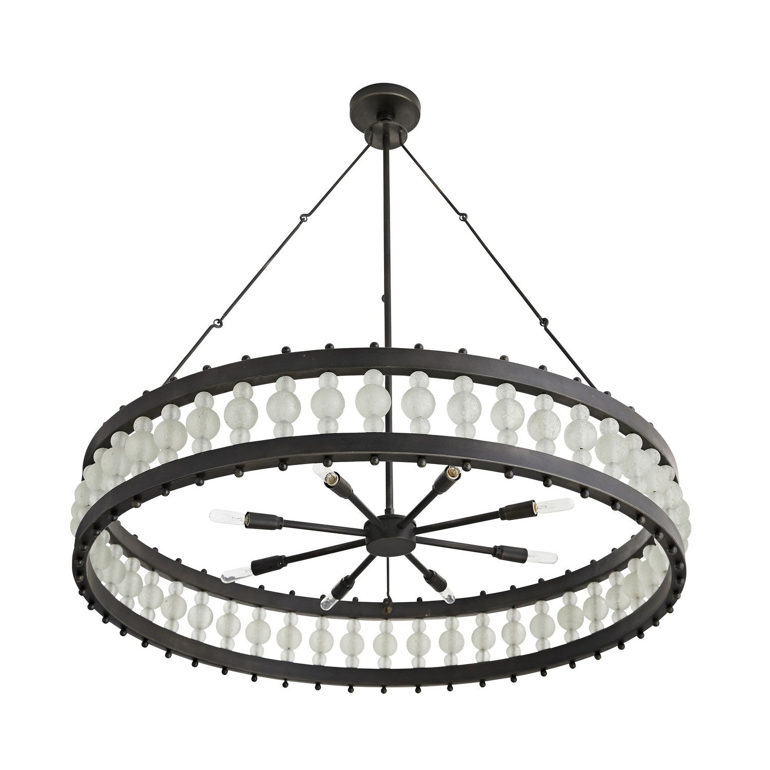 Arteriors - 84034 - Eight Light Chandelier - Esme - Bronze