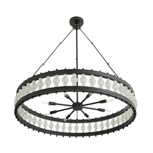 Arteriors - 84034 - Eight Light Chandelier - Esme - Bronze