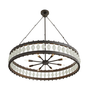 Arteriors - 84034 - Eight Light Chandelier - Esme - Bronze