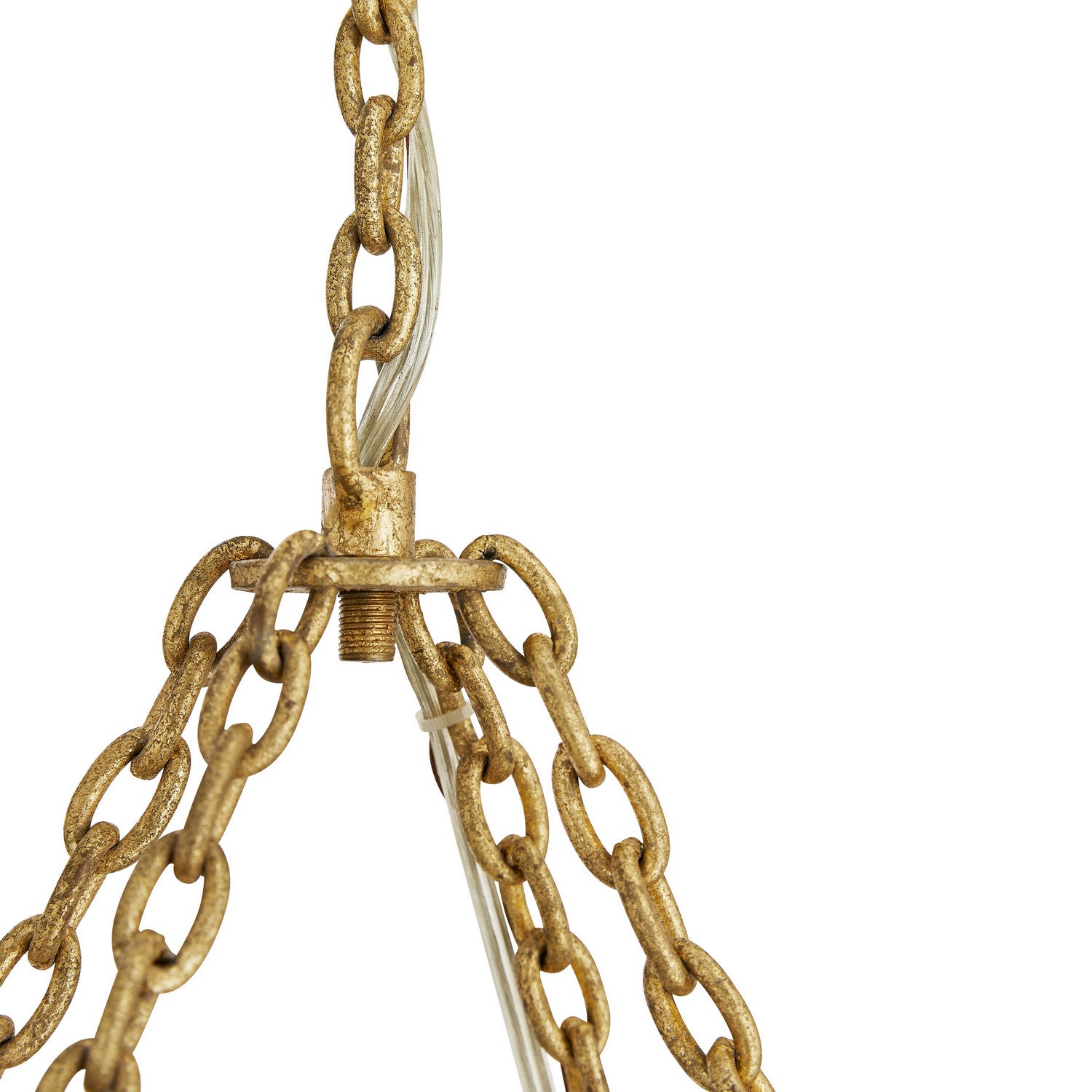 Arteriors - 84038 - Ten Light Chandelier - Prescott - Gold Leaf