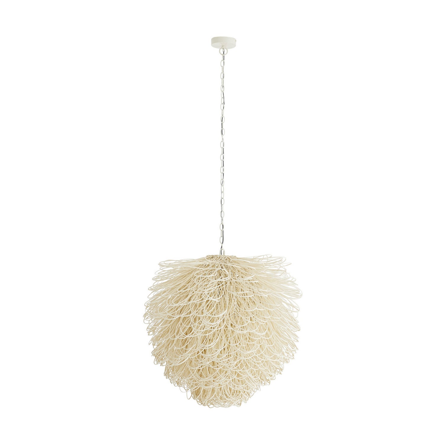 Arteriors - 89646 - One Light Chandelier - Finley - White