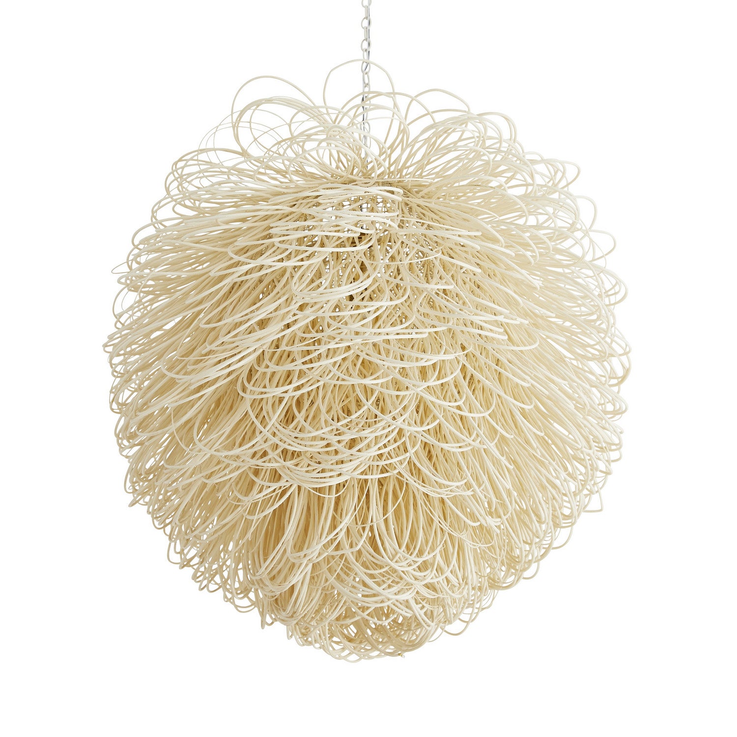 Arteriors - 89646 - One Light Chandelier - Finley - White