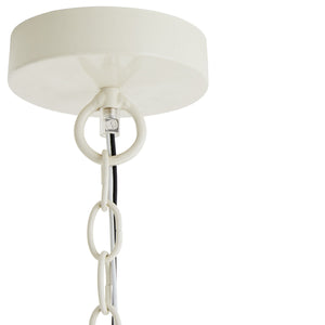 Arteriors - 89646 - One Light Chandelier - Finley - White