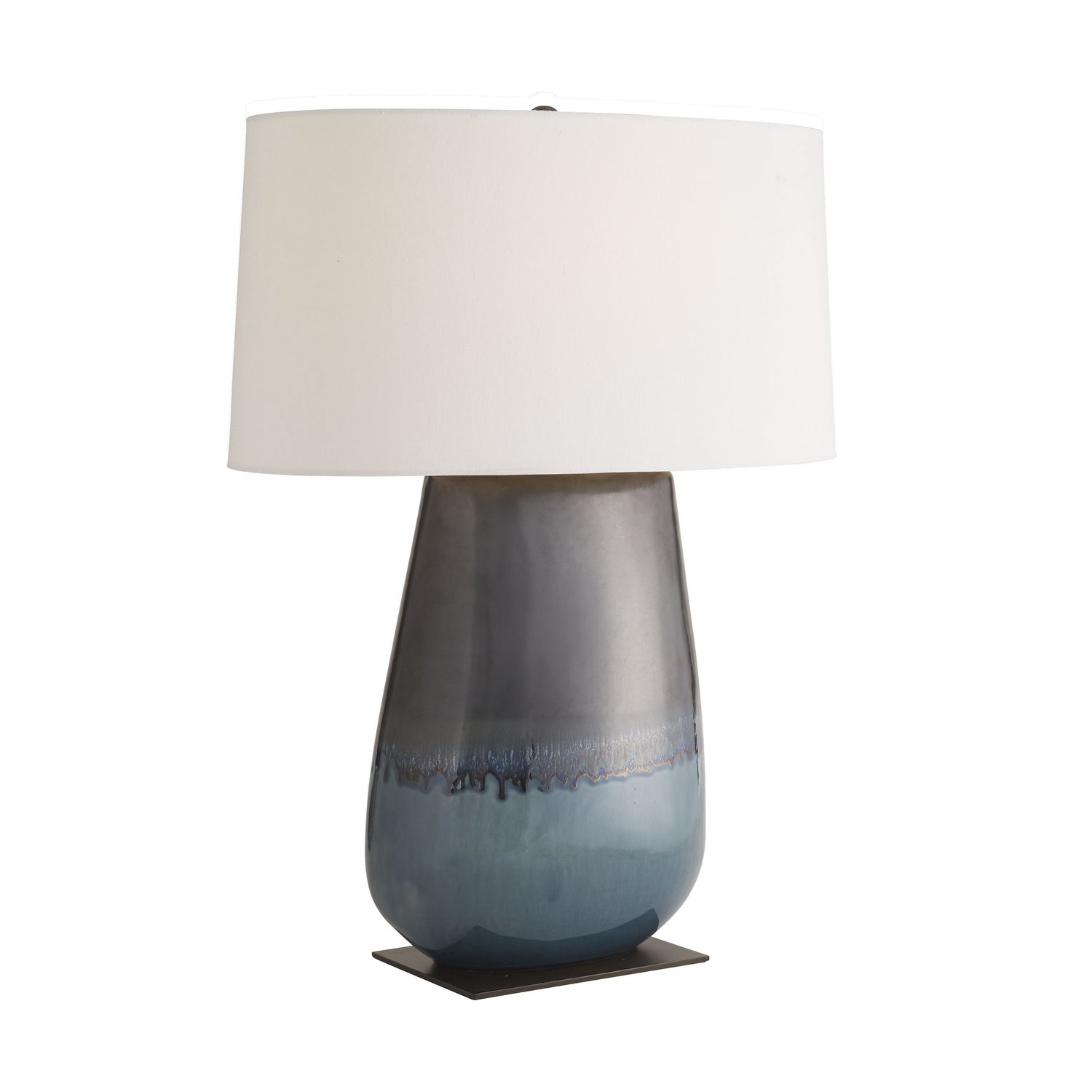 Arteriors - 17367-943 - One Light Table Lamp - Deagan - Gunmetal & Teal Reactive