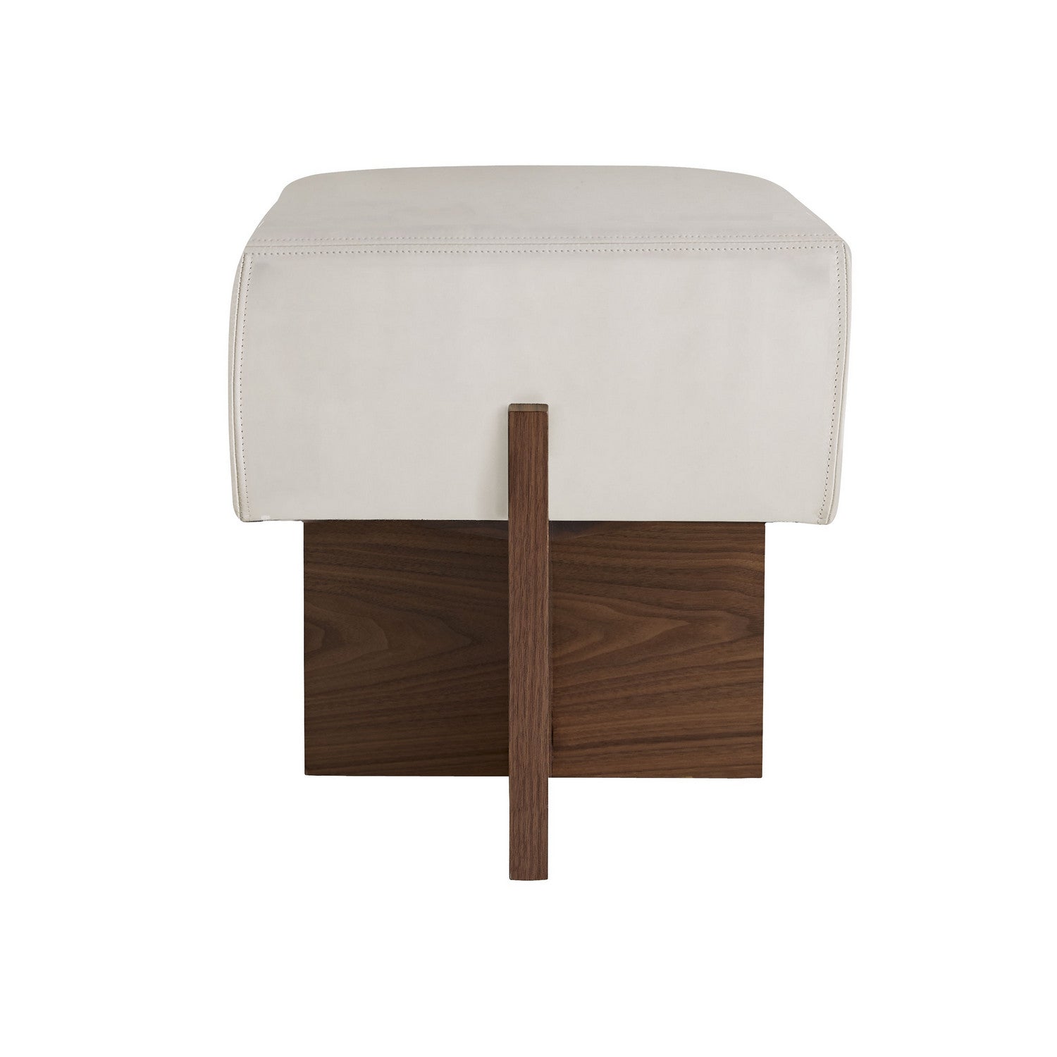 Arteriors - DB8004 - Ottoman - Tuck - Ivory