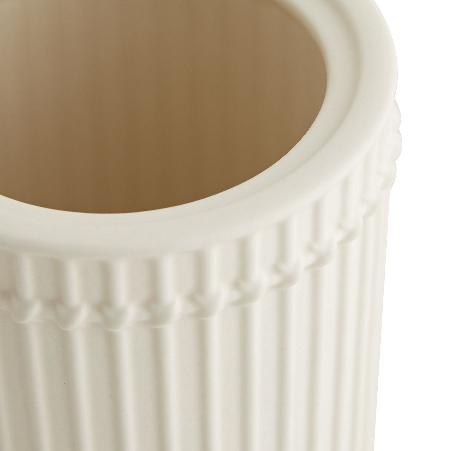 Arteriors - DW1000 - Canister, set of 3 - Palm - Matte Ivory