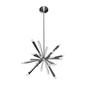 BlackJack Lighting - STB-29C-PC-27U-30K - LED Chandelier - Starburst - Brushed Brass