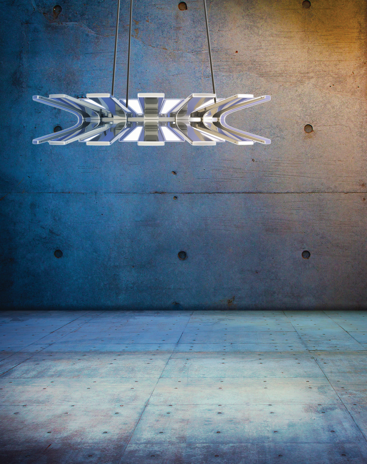 BlackJack Lighting - WEG-26C-PC-27U-30K - LED Pendant - Wedge - Polished Chrome
