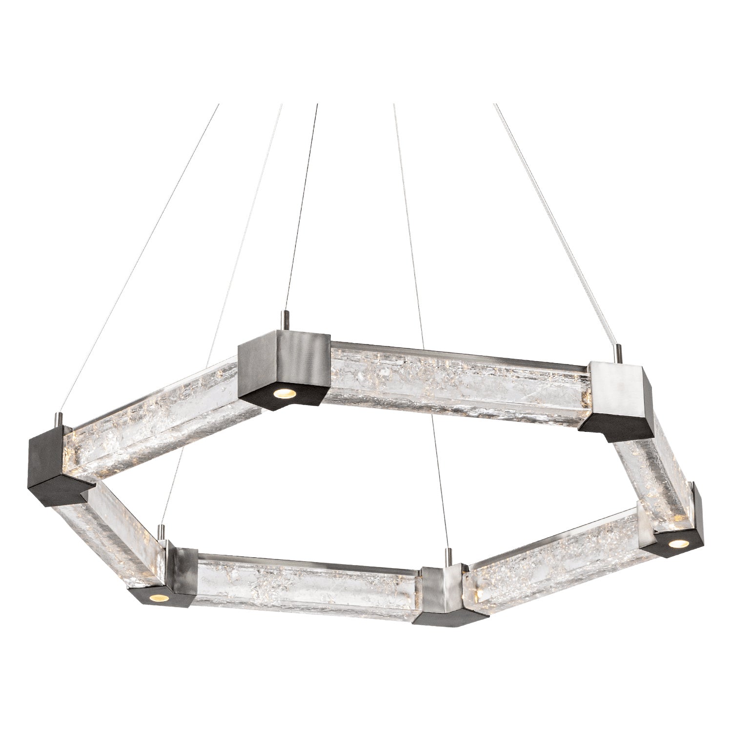 Hammerton Studio - CHB0060-35-SN-GC-CA1-L1 - LED Chandelier - Axis - Satin Nickel