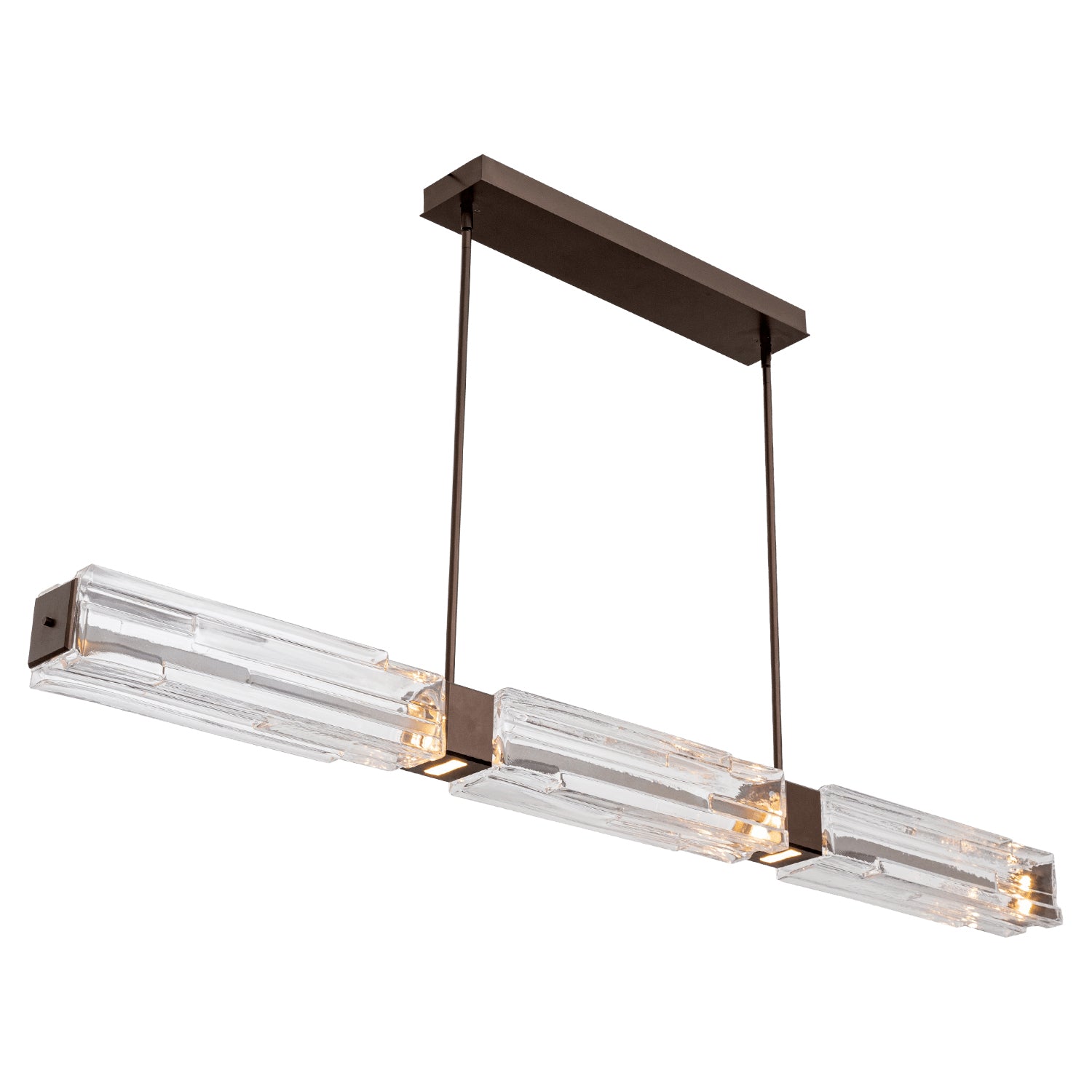 Hammerton Studio - PLB0056-67-RB-LC-001-L1 - LED Linear Dining - Ledgestone - Oil Rubbed Bronze