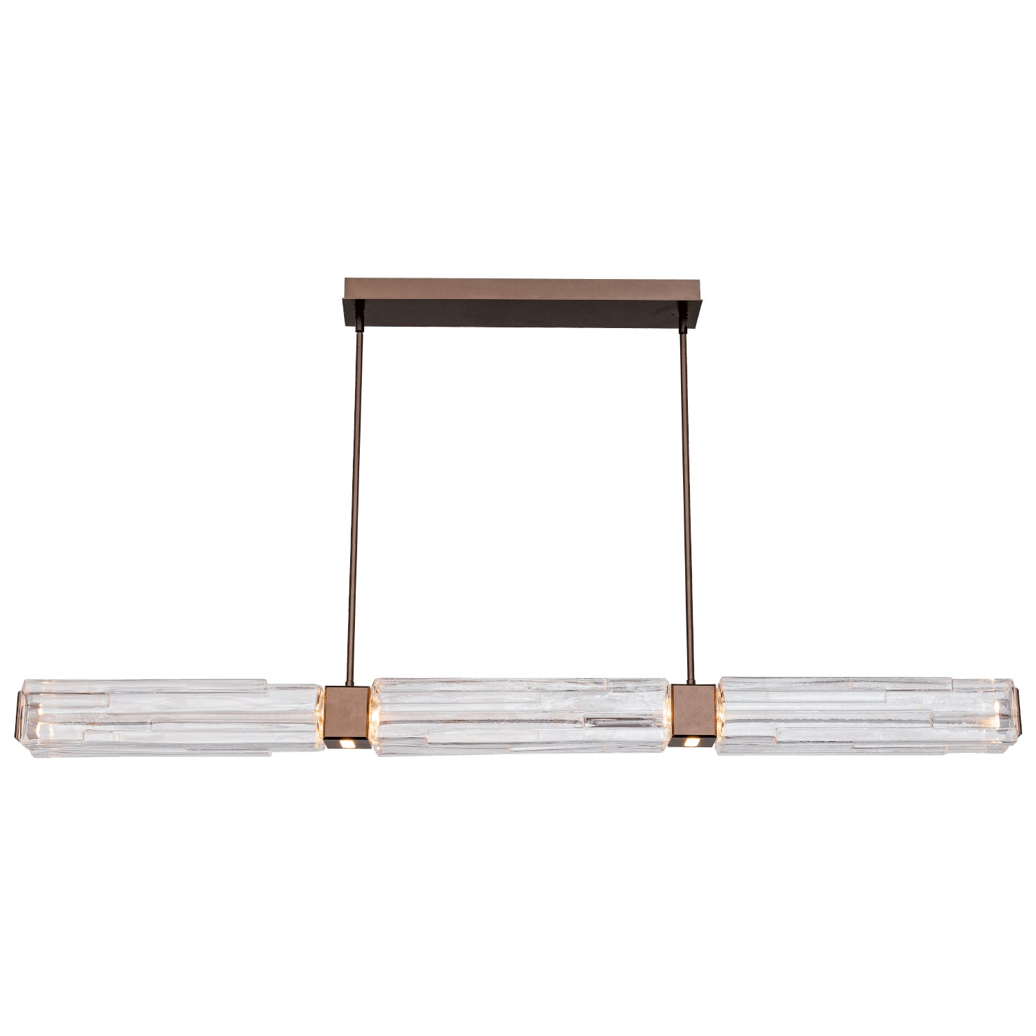 Hammerton Studio - PLB0056-67-RB-LC-001-L1 - LED Linear Dining - Ledgestone - Oil Rubbed Bronze