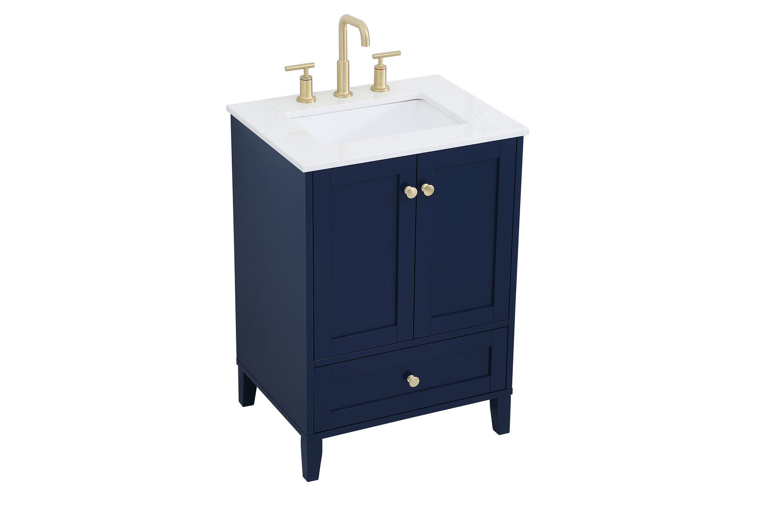 Elegant Lighting - VF18024BL - Single Bathroom Vanity - Sommerville - Blue