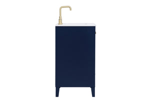 Elegant Lighting - VF18024BL - Single Bathroom Vanity - Sommerville - Blue