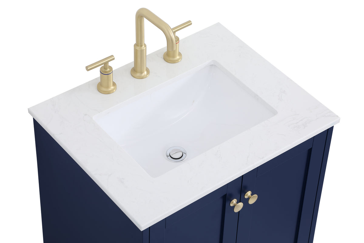 Elegant Lighting - VF18024BL - Single Bathroom Vanity - Sommerville - Blue