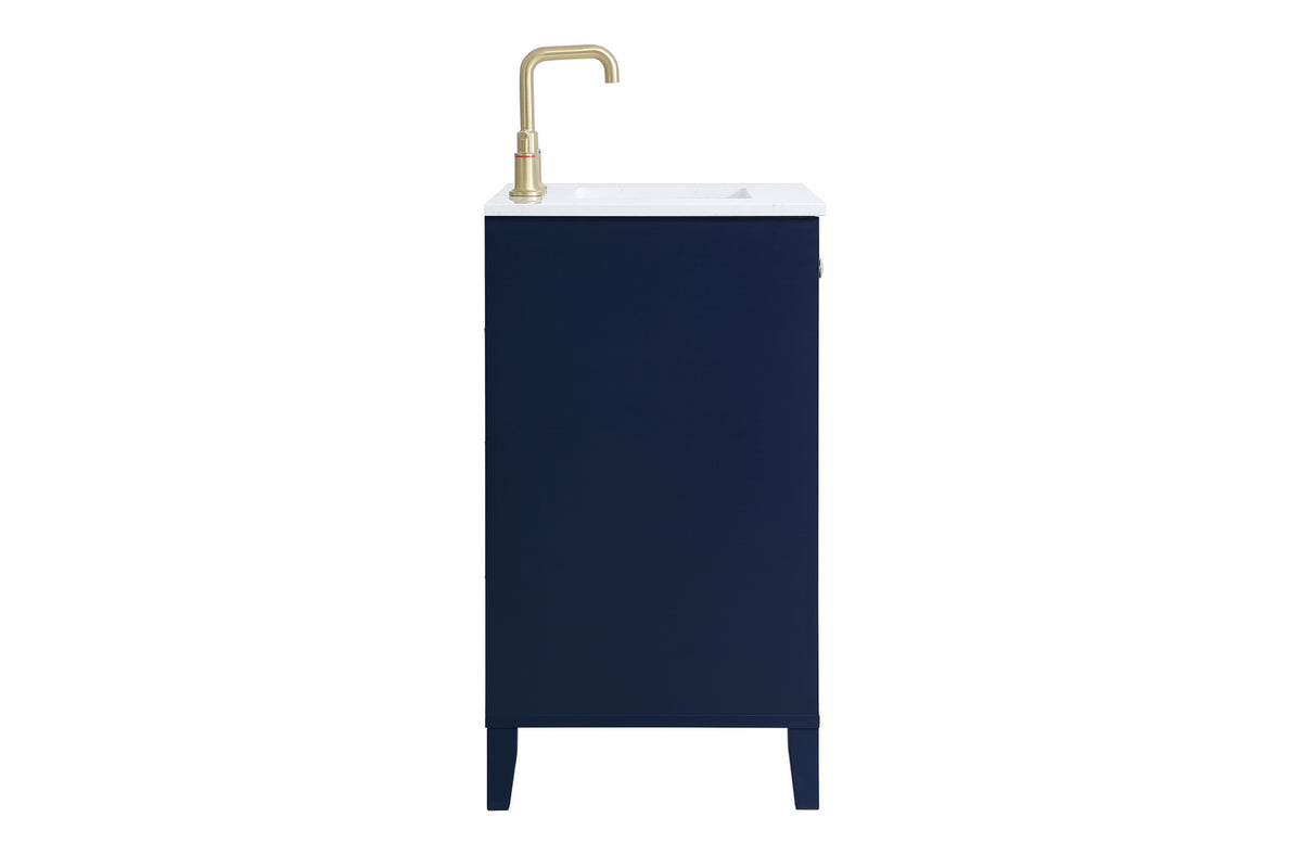 Elegant Lighting - VF18030BL - Single Bathroom Vanity - Sommerville - Blue