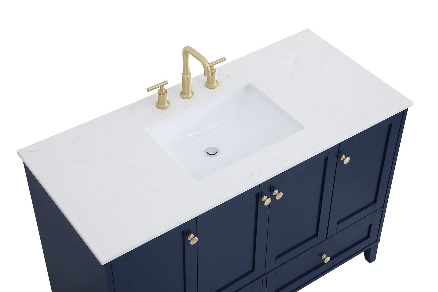 Elegant Lighting - VF18048BL - Single Bathroom Vanity - Sommerville - Blue