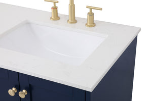 Elegant Lighting - VF18060DBL - Double Bathroom Vanity - Sommerville - Blue