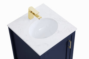 Elegant Lighting - VF16018BL - Single Bathroom Vanity - Aubrey - Blue