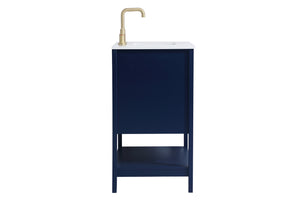 Elegant Lighting - VF16030BL - Single Bathroom Vanity - Aubrey - Blue