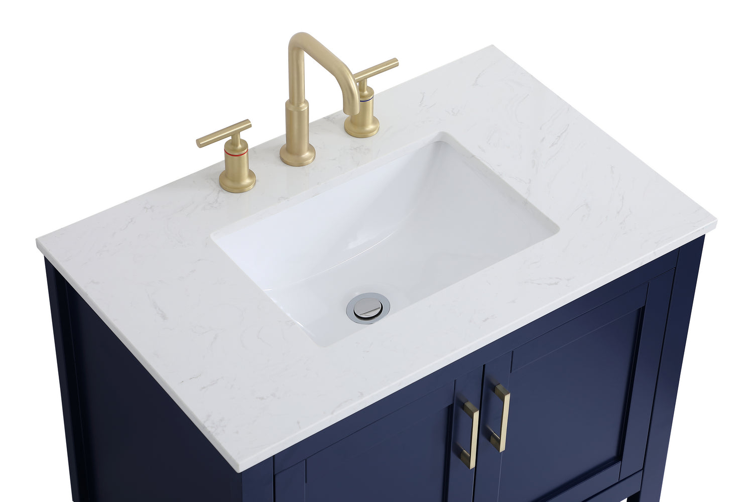 Elegant Lighting - VF16030BL - Single Bathroom Vanity - Aubrey - Blue