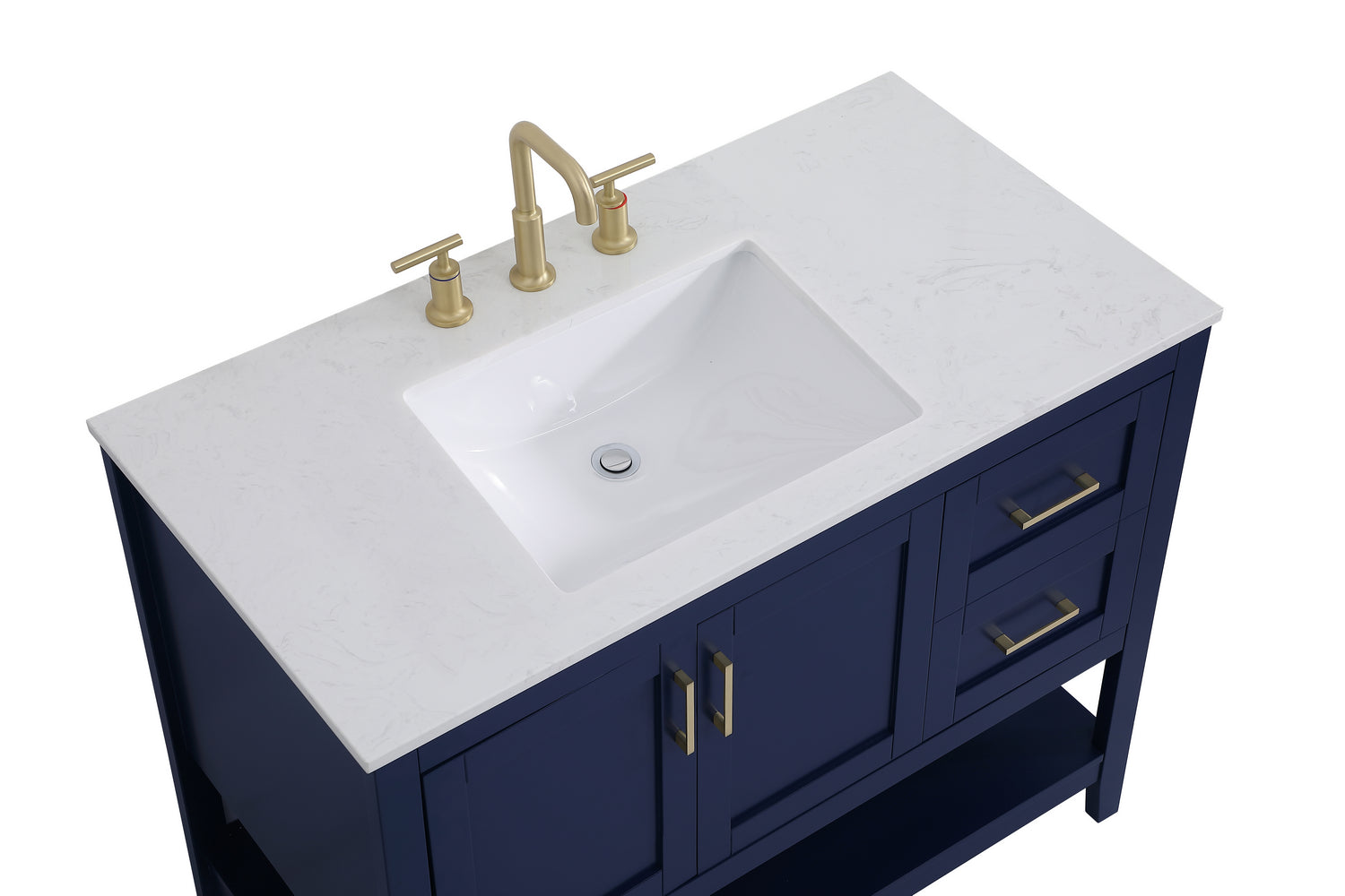 Elegant Lighting - VF16042BL - Single Bathroom Vanity - Aubrey - Blue