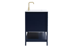 Elegant Lighting - VF16048BL - Single Bathroom Vanity - Aubrey - Blue