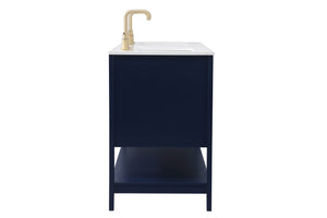 Elegant Lighting - VF16060DBL - Double Bathroom Vanity - Aubrey - Blue