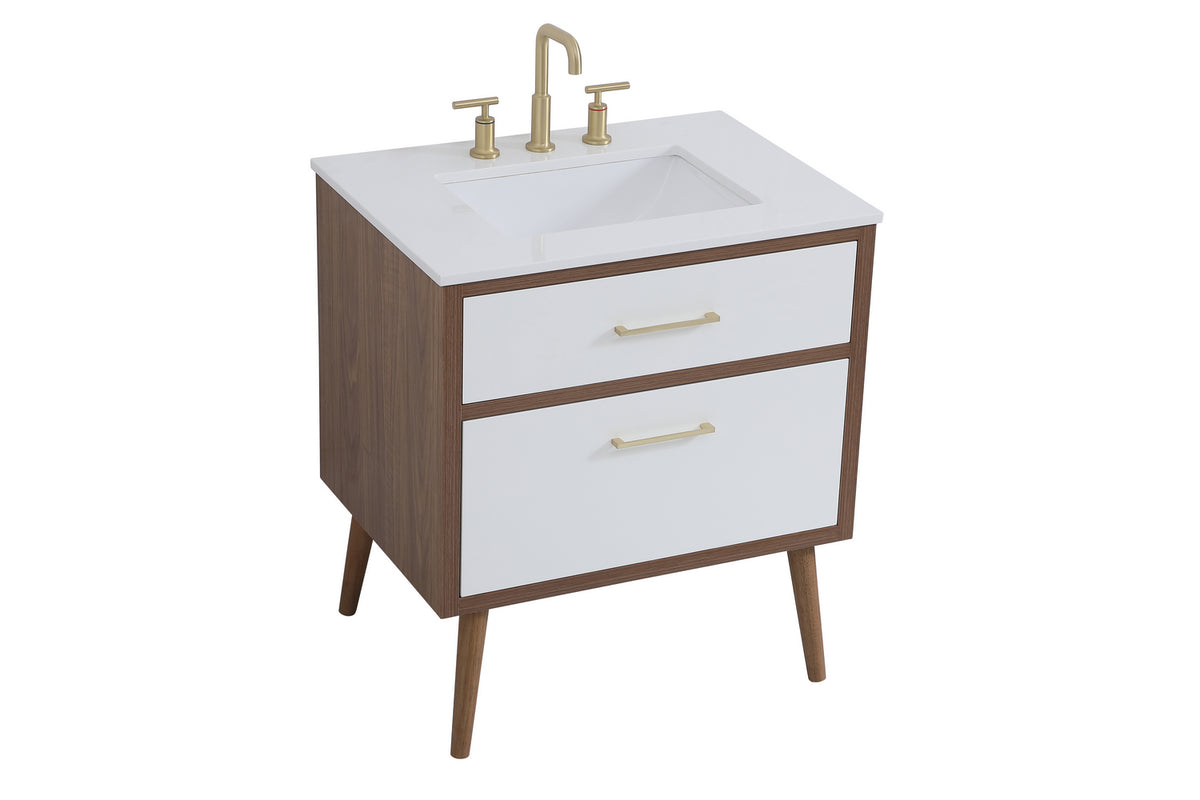 Elegant Lighting - VF41030WH - Bathroom Vanity - Boise - White