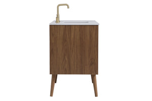 Elegant Lighting - VF41036WB - Bathroom Vanity Set - Boise - Walnut Brown