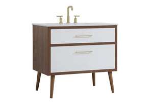 Elegant Lighting - VF41036WH - Bathroom Vanity - Boise - White