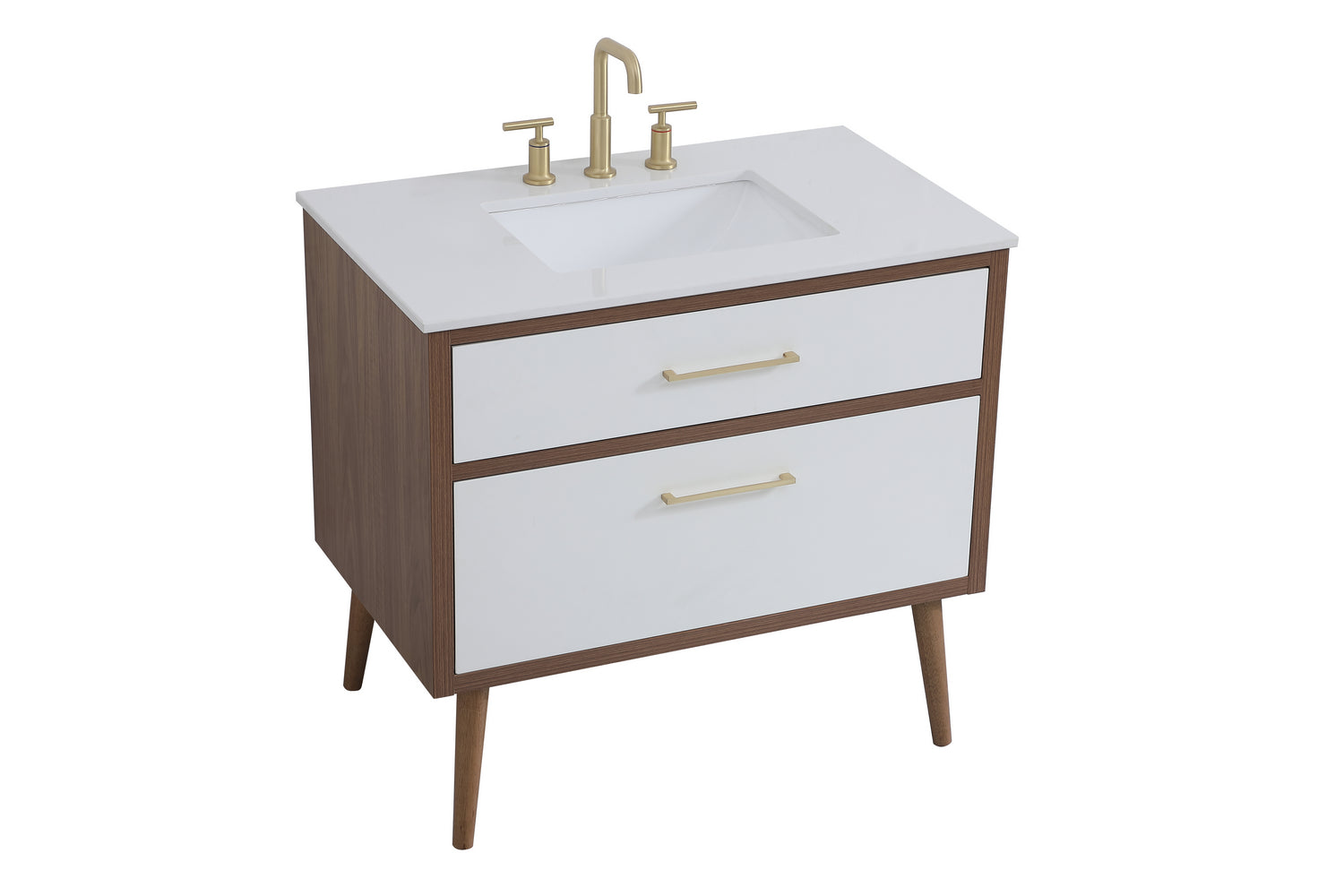 Elegant Lighting - VF41036WH - Bathroom Vanity - Boise - White