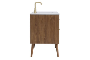 Elegant Lighting - VF41042WB - Bathroom Vanity Set - Boise - Walnut Brown