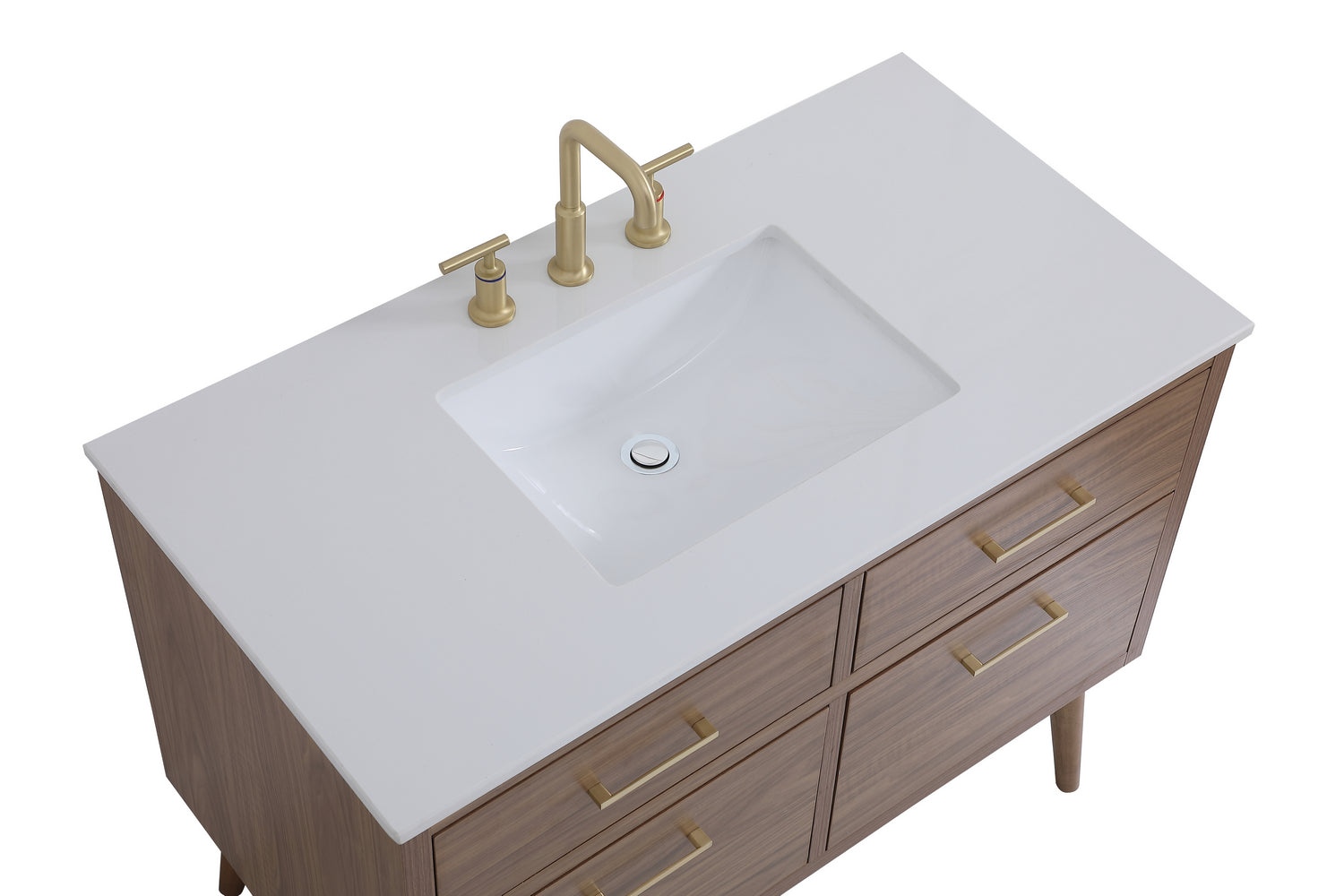 Elegant Lighting - VF41042WB - Bathroom Vanity Set - Boise - Walnut Brown